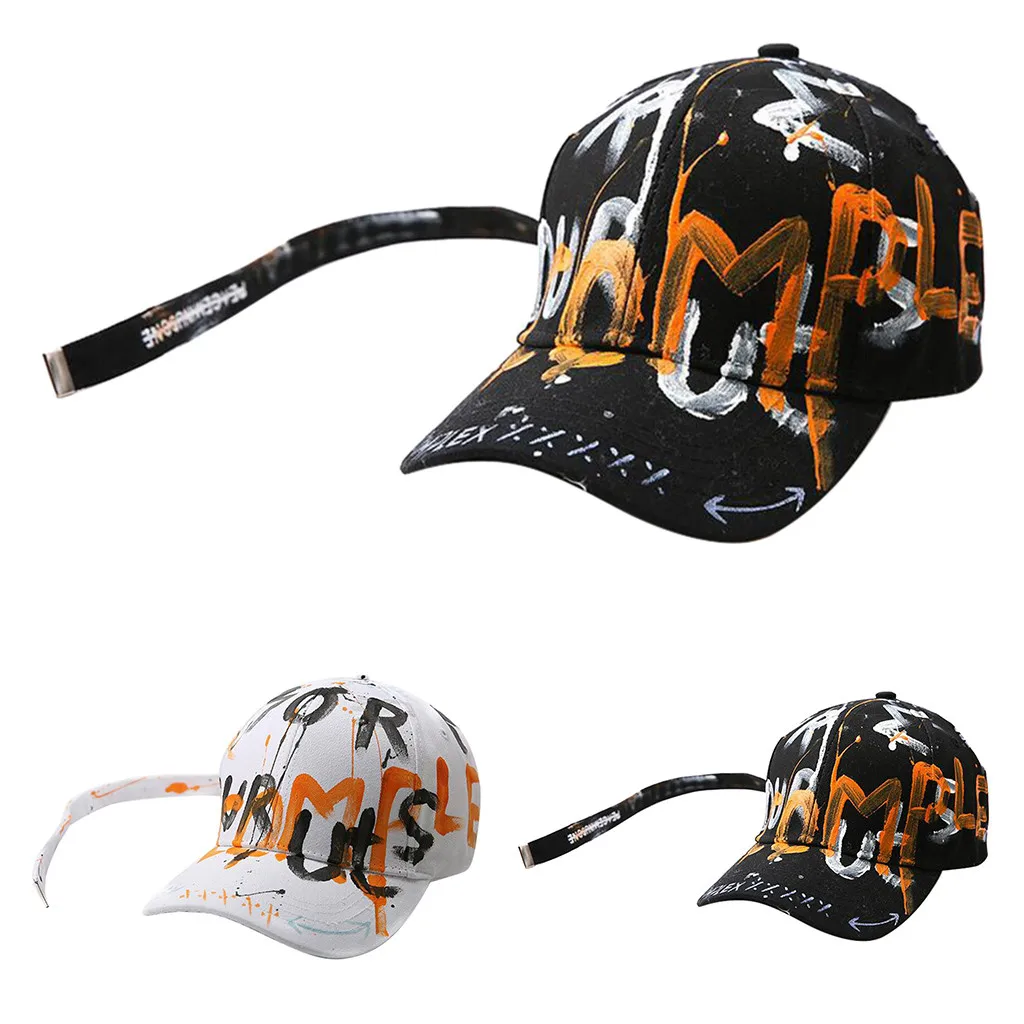 2019 New Fashion Print Visors Unisex Hand Painting Outdoor Trucker