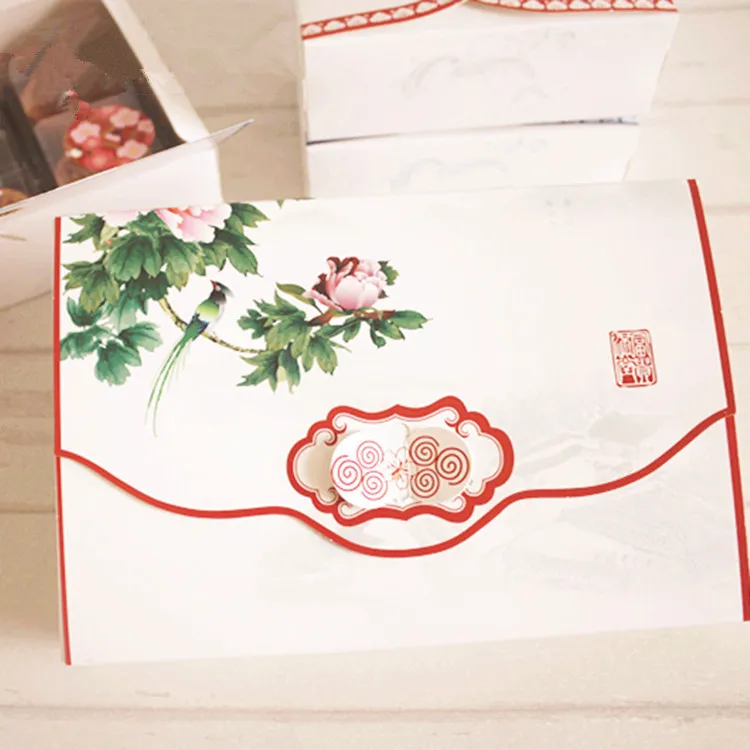 Free shipping Chinese style big bakery package cake dessert cookie
