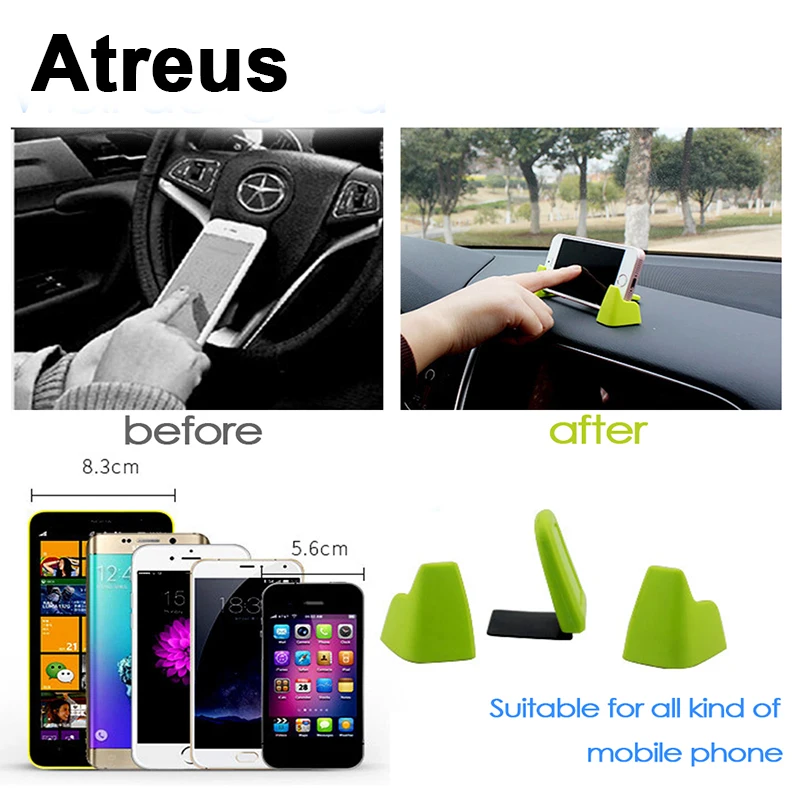 Atreus 3 шт. приборной панели автомобиля мобильный телефон GPS держатель кронштейн
