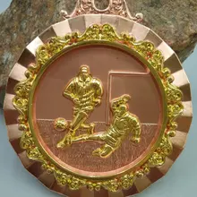 Футбольная Школа спортивная медаль детский сад игры на заказ сделать цинковый сплав Металл Серебро и бронза трофеи золото гимнастика унисекс