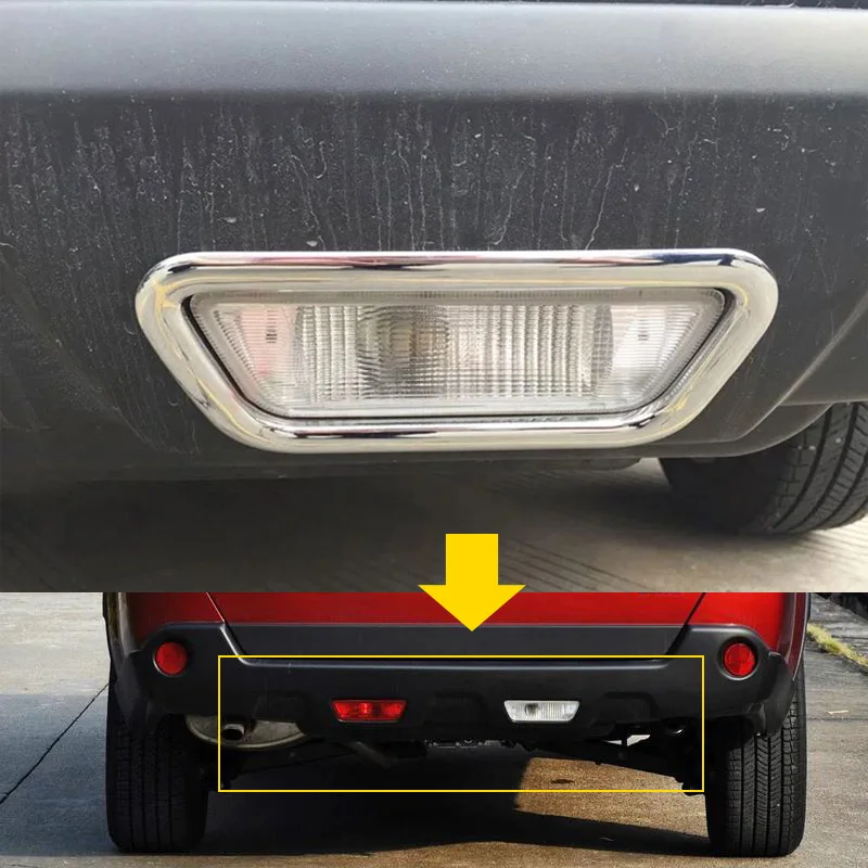 Outer Rear Bumper Protector Cover For NISSAN X-Trail 2008 2009 2010 2011 2012