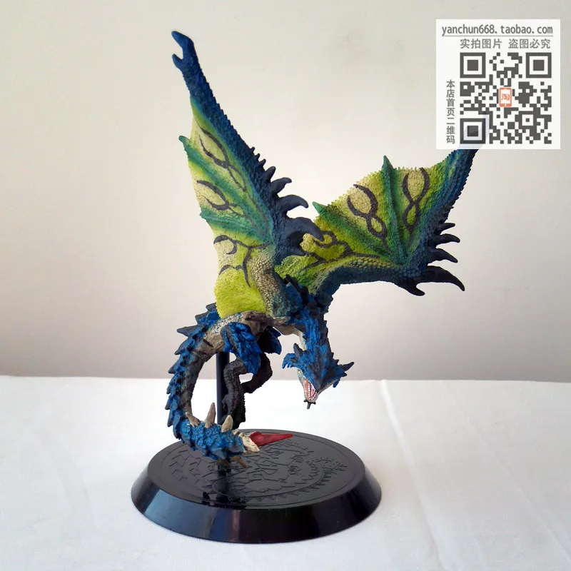 

Brand New Game Action Figure Toys Monster Hunter Azure Rathalos 12CM PVC Figure Model Toy For Gift/Collection/Kids
