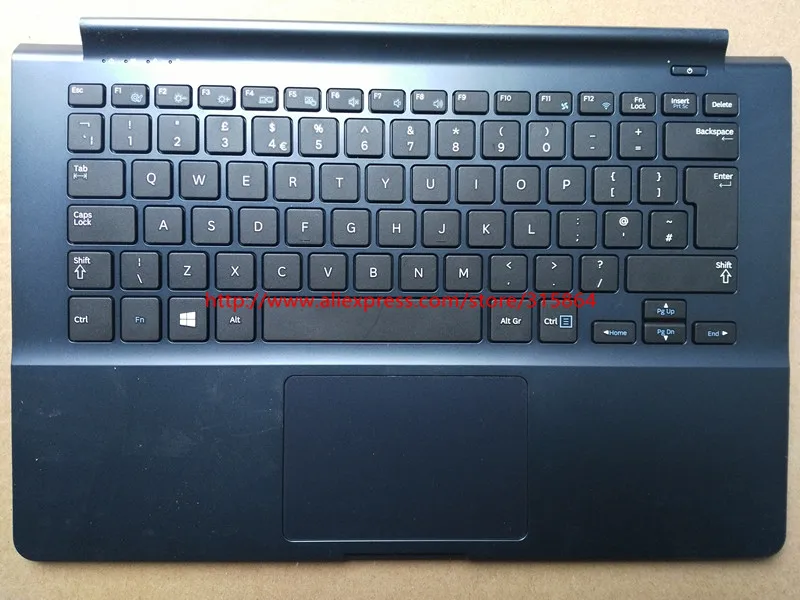 original new laptop keybord with c shell case palmrest for samsung 905s3g 915s3g BA75-04674A UK layout drak blue color original new laptop keybord with c shell case palmrest for samsung 905s3g 915s3g BA75-04674A UK layout drak blue color