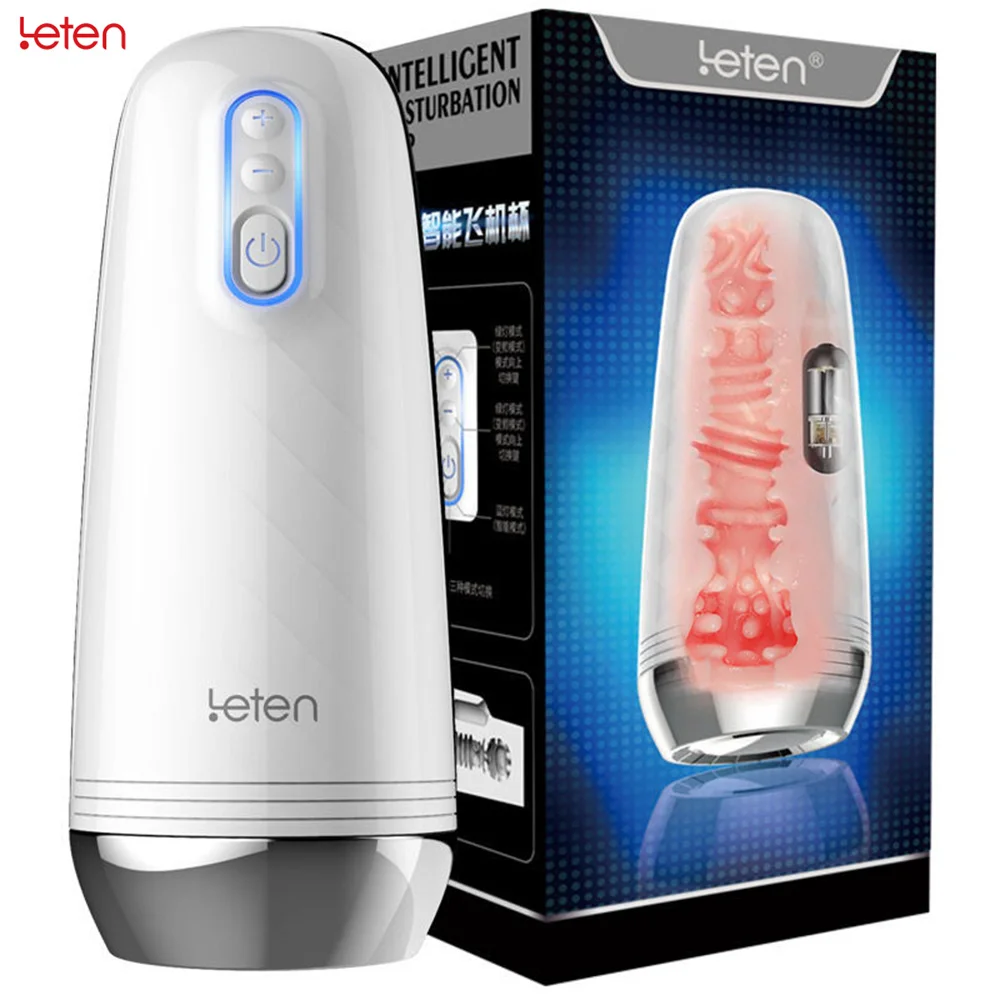 Leten Z9 интеллектуальное приложение Интерактивная Мужская мастурбатор USB зарядка 4D