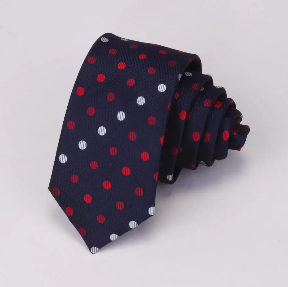RBOCOTT мужские галстуки тонкий галстук 6 см тонкий галстук в горошек Цветочный клетчатый красный галстук классический синий галстук-бабочка для мужчин вечерние деловые свадебные костюмы - Цвет: 18