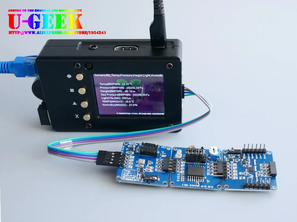 Сделай Сам ваш Карманный ПК! Raspberry поддерживает I2C! Pi 2 Model B + металлический корпус