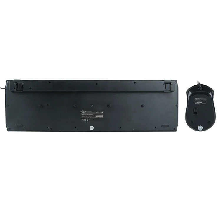 V100 Проводная USB клавиатура и мышь комбо оптическая Клавиатура Мышь Набор для