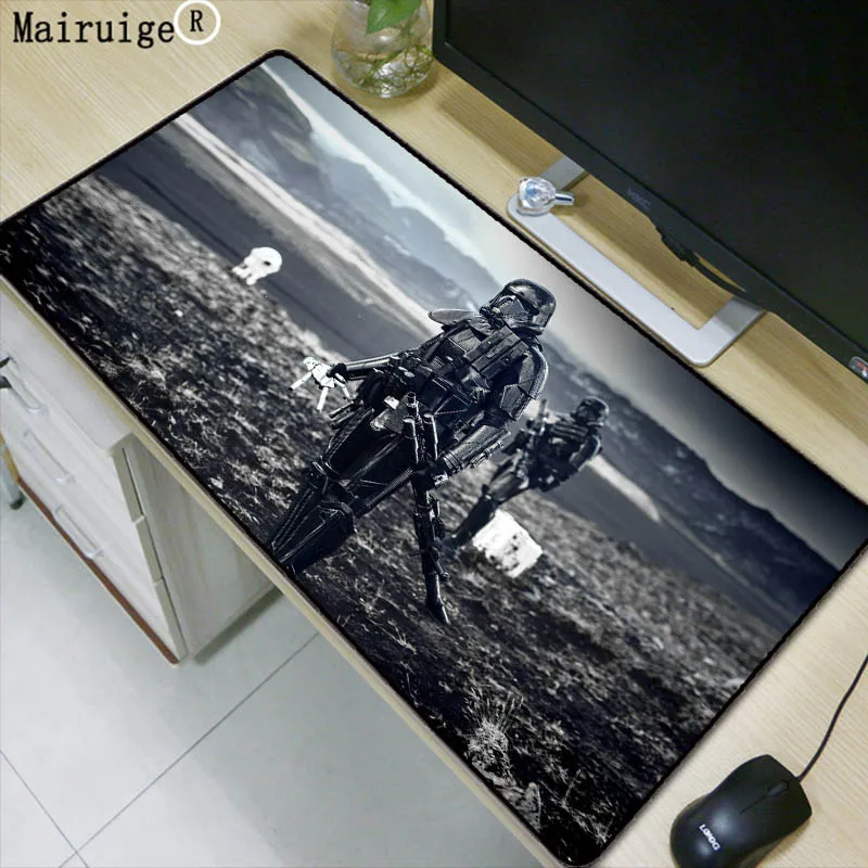 Mairuige Star War Large Locking Edge Mouse Pad Mat Whole Desk Table