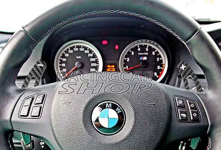 CARBON FIBER SHIFT PADDLE shifter Paddles for BMW E9X M3 E90 E92 E93 M3