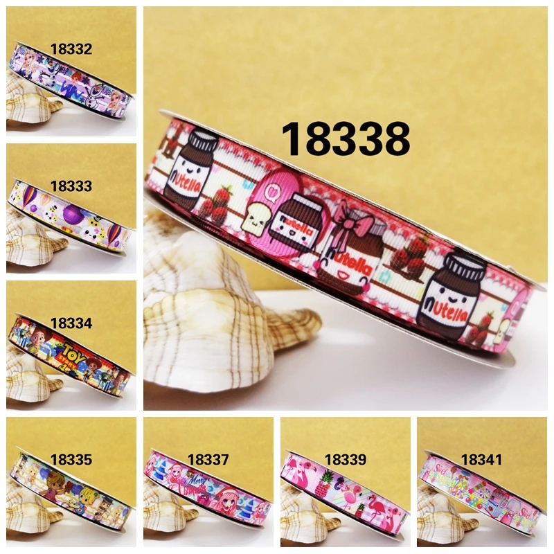 

Free shipping 2017 new arrival ribbons Hair Accessories ribbon 10 yards printed grosgrain ribbons 18338