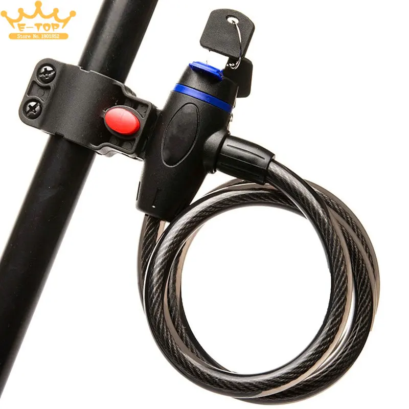 ROBESBON Bicycle Lock Bike Cycle Heavy Duty Coil Combination Security