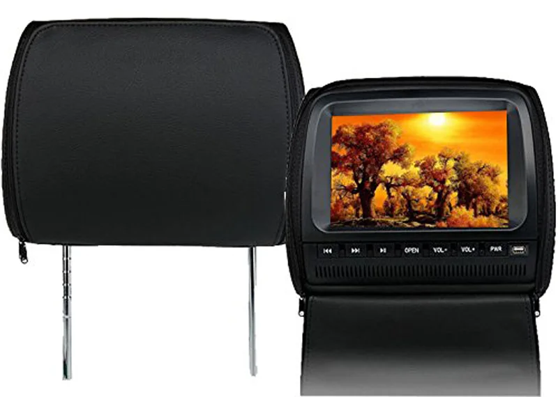 XST 2 шт. 9 дюймов 800*480 TFT ЖК-экран емкость Автомобильный подголовник монитор DVD видео плеер поддержка IR/FM/USB/SD/динамик/провод игры
