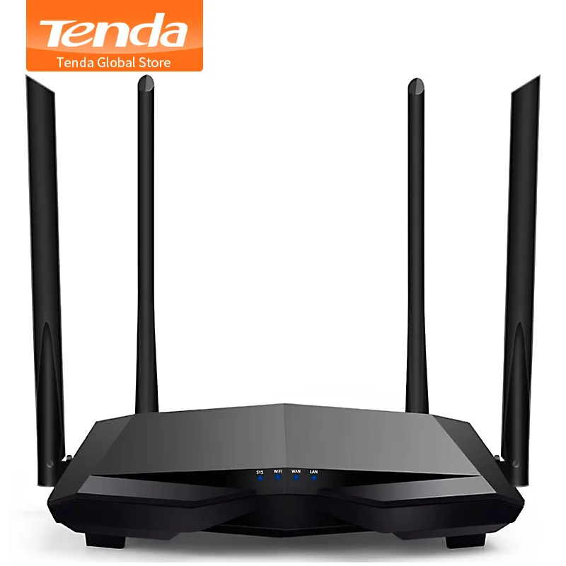 Tenda AC6 2,4G/5,0 GHz умный двухдиапазонный AC1200 Беспроводной Wi-Fi роутер Wi-Fi ретранслятор, приложение удаленное управление, английский интерфейс