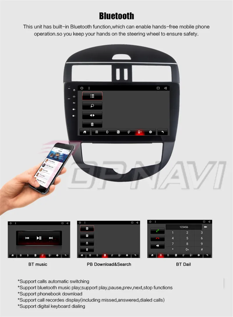 TV Box Android 7.1 Octa Core For Nissan Tiida H 2014