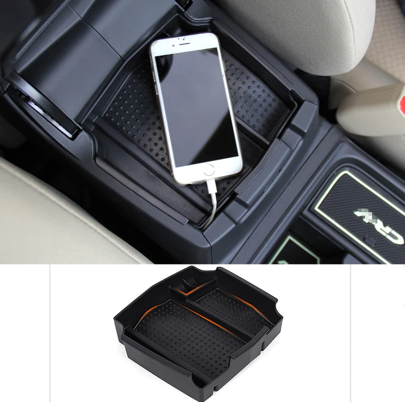Storage Box Organizer Holder Center Console Armrest For CRV 2012-2016 Automatic