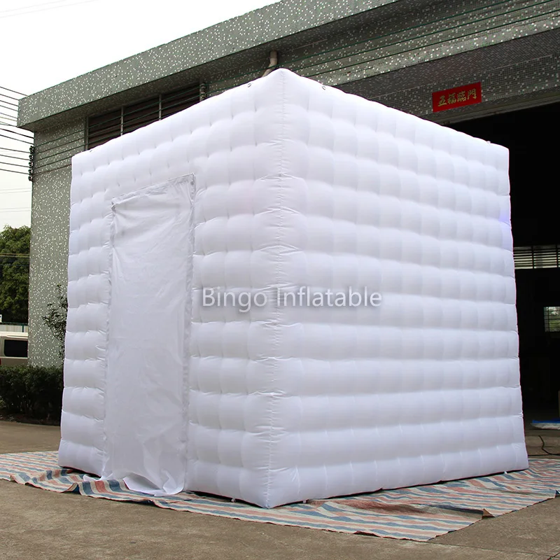  White color 3X3X3 meters inflatable photo booth customized airblown photo booth toy tent