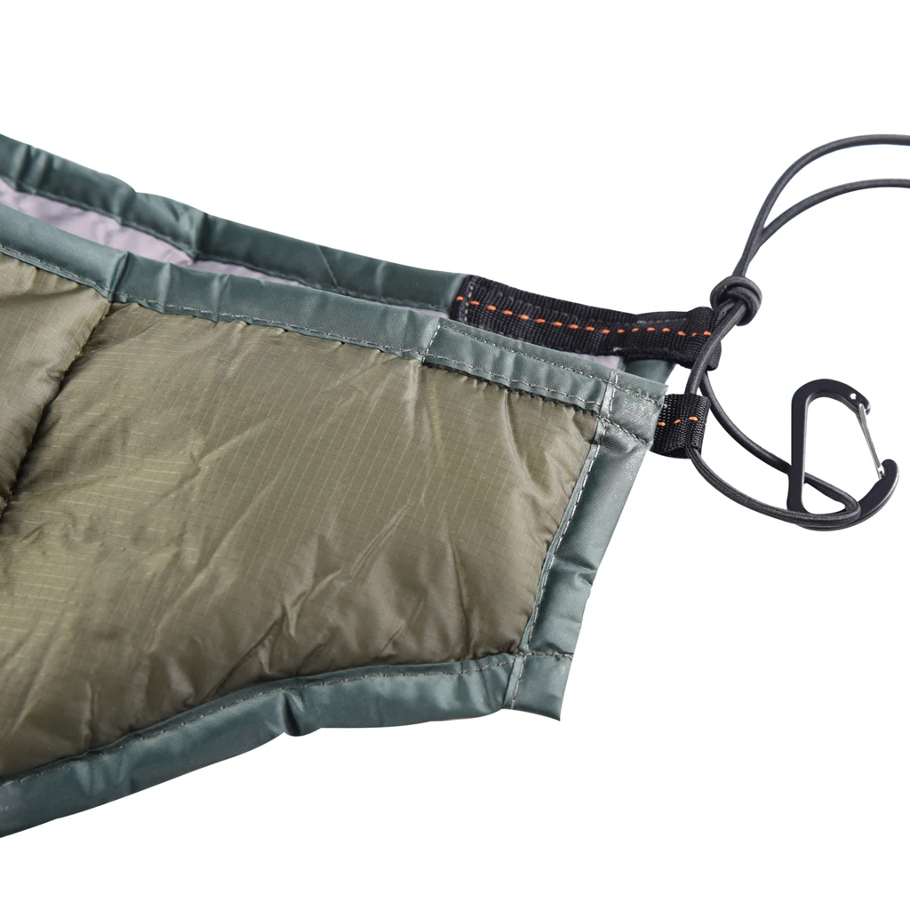 Lightweight Outdoor Full Length Hammock Underquilt Winter Warm Under Quilt Blanket for Cold Weather with Carrying Bag 