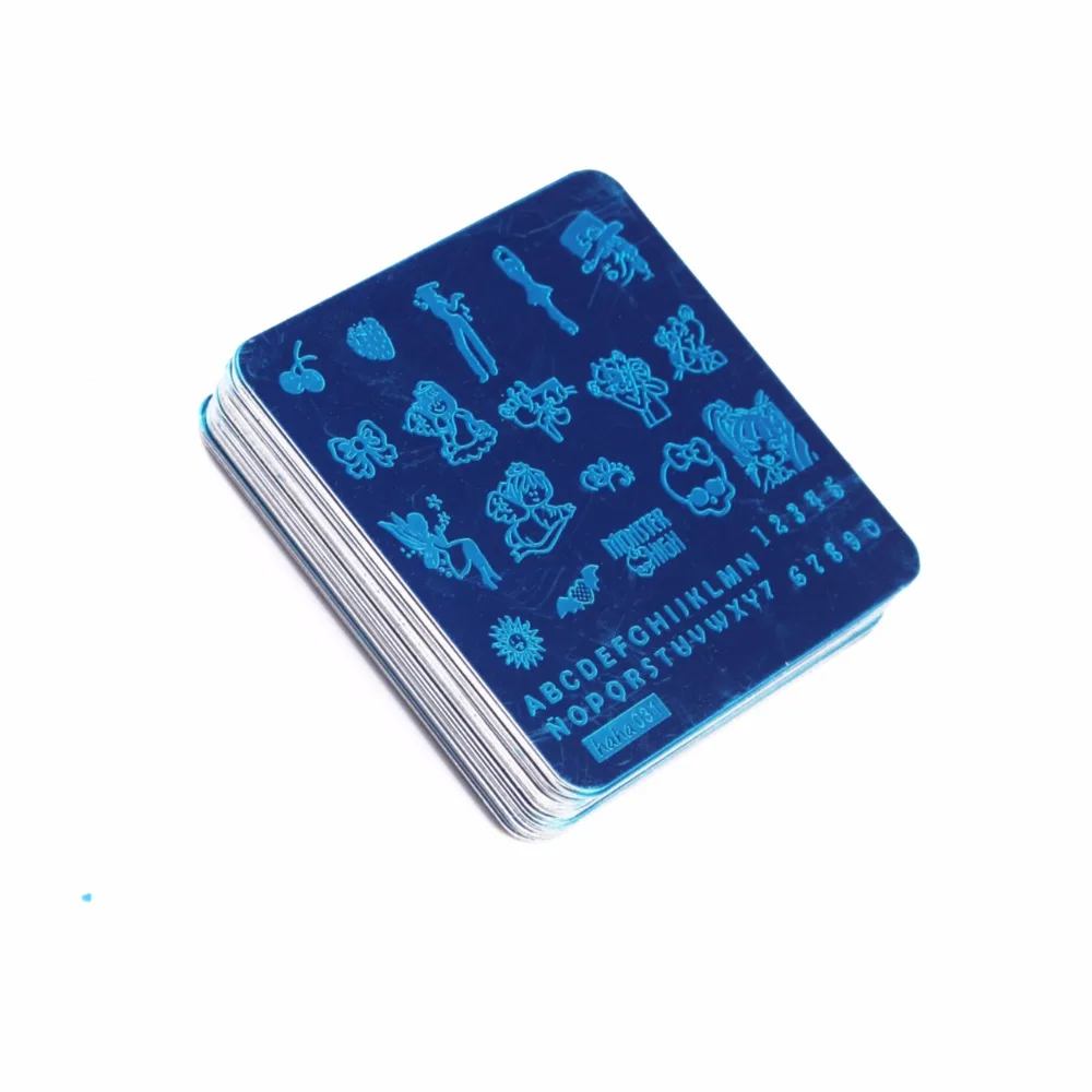 Finger Angel 32 шт. планшетоны для штамповки шаблон трафареты ногтей # WJ023|stamping plates|stamp