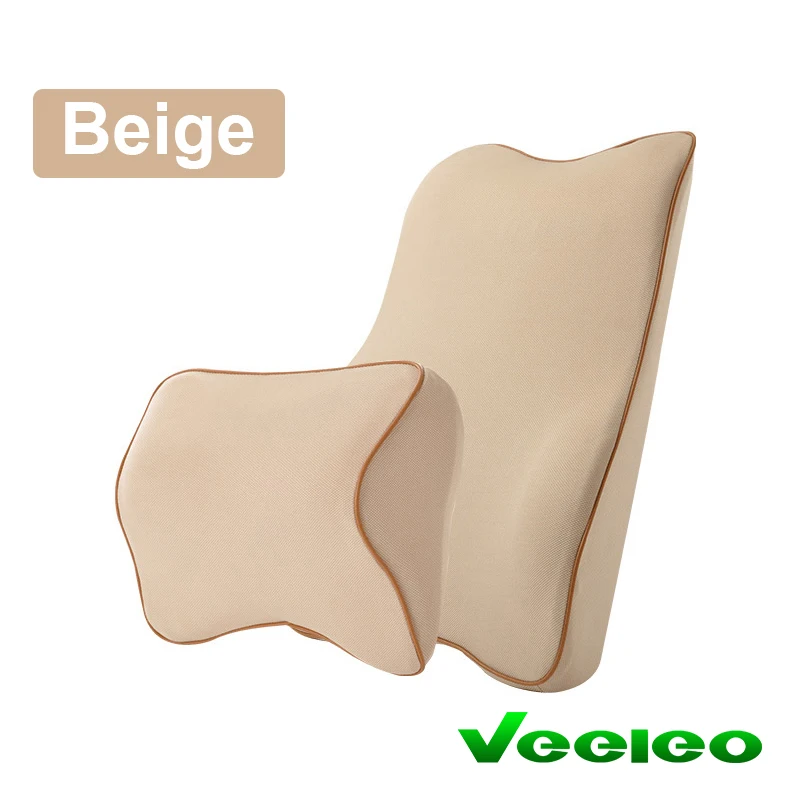 

Universal Headrest Lumbar Series Car Comfortable Seat by Comfortable Foam Memory Pillow