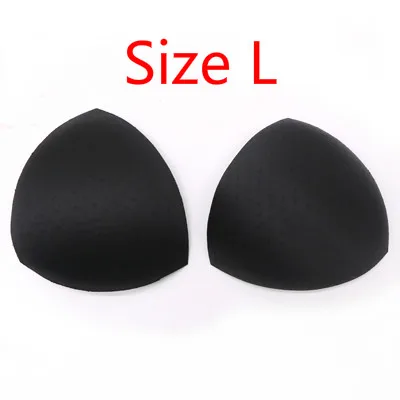 1 пара = 2 шт многостильных женских подушечек для бюстгальтера, купальные подушечки для бикини, увеличивающие грудь, съемные вкладыши для бюстгальтера - Цвет: Style7 Black