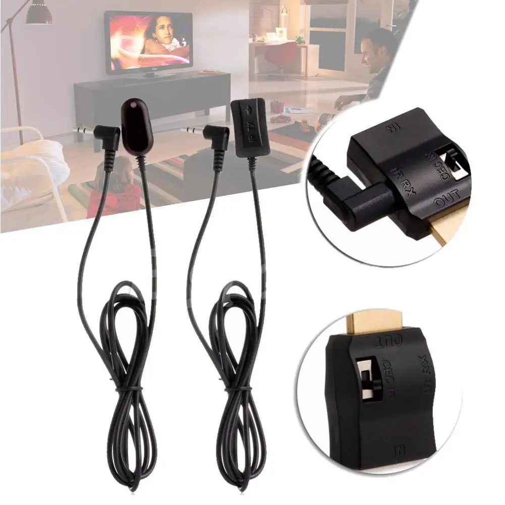 

2018 Newest IR Extender Infrared Repeater Remote Control 30 to 60Khz Dual Band IR Over HDMI Remote Control Extender Receiver