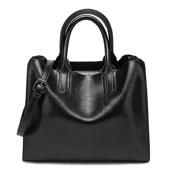 Valenkuci, кожаные сумки, большая женская сумка, высокое качество, повседневные женские сумки, сумка-тоут, известный бренд, сумка на плечо, женская сумка - Цвет: black tote bag