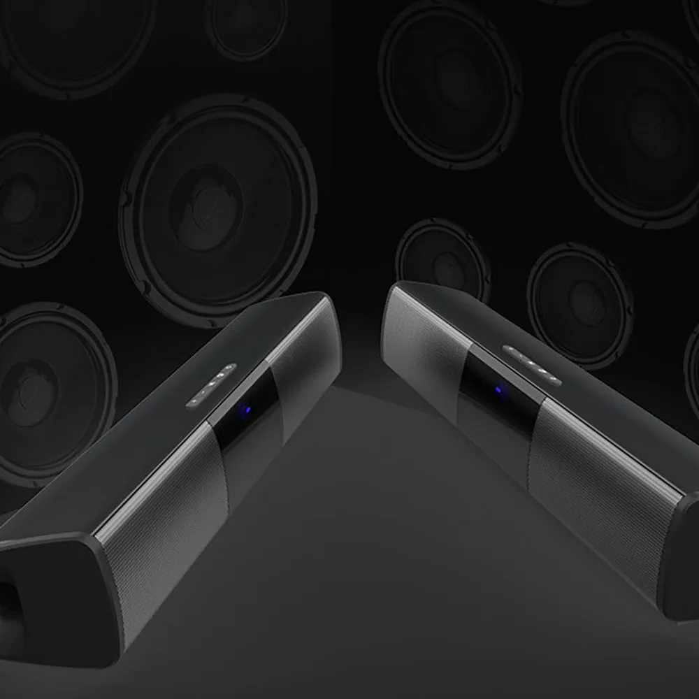 Беспроводной Bluetooth ТВ динамики Soundbar звук бар Домашний кинотеатр сабвуфер RCA двойной трубы беспроводной Bluetooth динамик