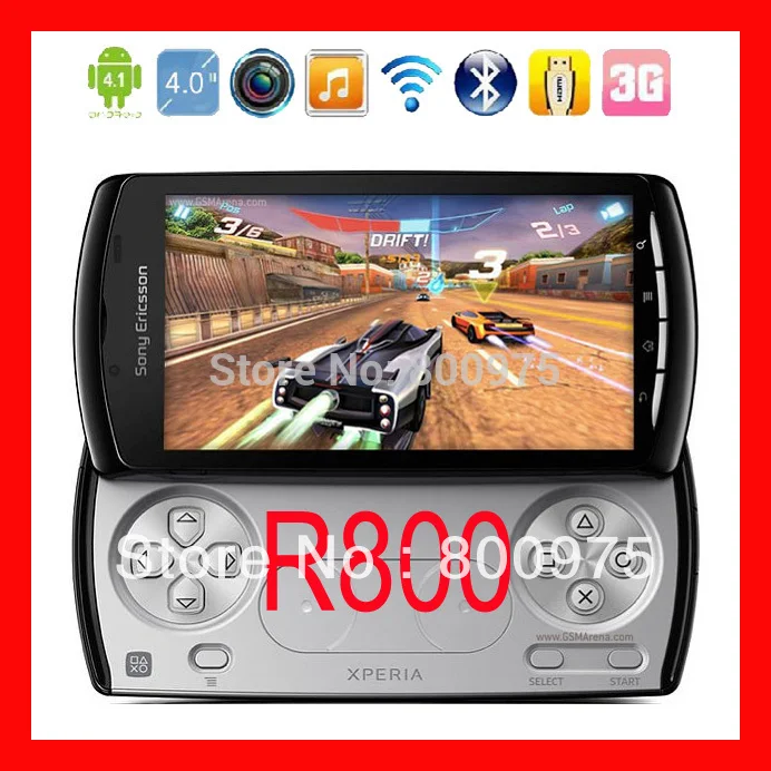 Оригинальный мобильный телефон sony Ericsson Xperia PLAY Z1i R800i R800 разблокированный игровой
