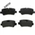 2013 Новый комплект задних тормозных колодок auto car PAD KIT-FR ДИСКОВЫЙ ТОРМОЗ для SAIC MG6 ROEWE 550 Автомобильная часть 10084008