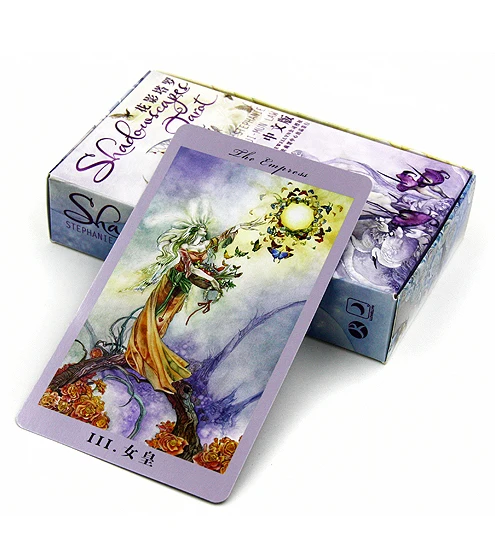 

"Shadowscapes Tarot" Board Game 78 PCS/Set Beautiful Cards Game Chinese/English Edition Tarot Board Game For Friends