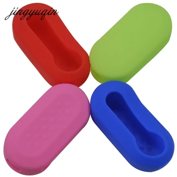 Keyforkess 30 pz/lotto Del Silicone 3 Bottoni A Distanza di Vibrazione di Chiave Dell'automobile Caso Della Copertura Fob per FIAT 500 Panda Punto Bravo