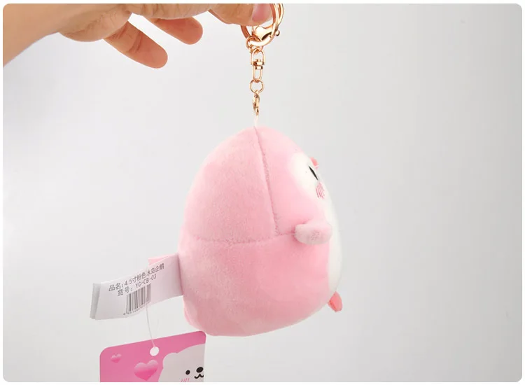 Розовый пингвин брелок полярный медведь маленький брелок-плюшевая игрушка сумка Подвеска мини украшение куклы Детская игрушка