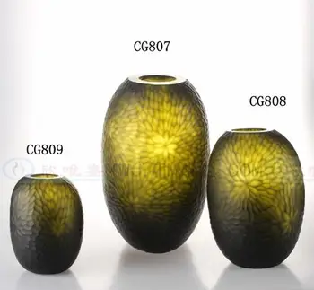

Garden green vase ornaments crafts engraving honeycomb Home Furnishing cabinet model soft outfit Villa Club