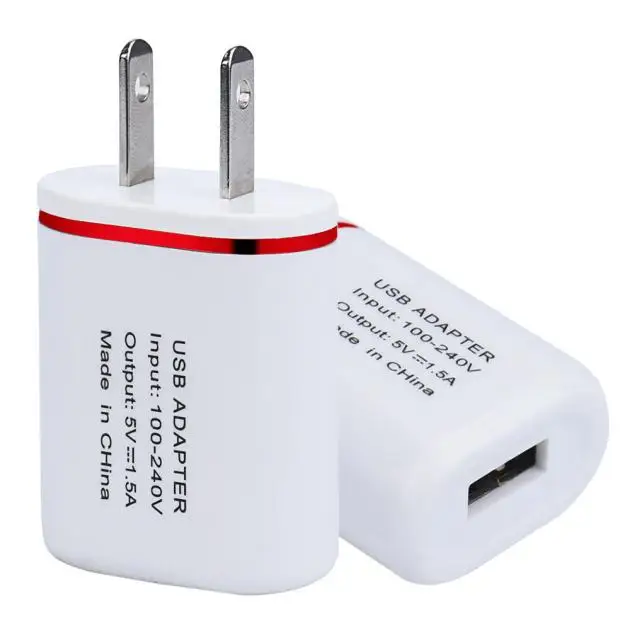 Настенный USB 5 В в/1.5A зарядное устройство США штекер Зарядка для iPhone для samsung для LG телефон дропшиппинг YE12.27