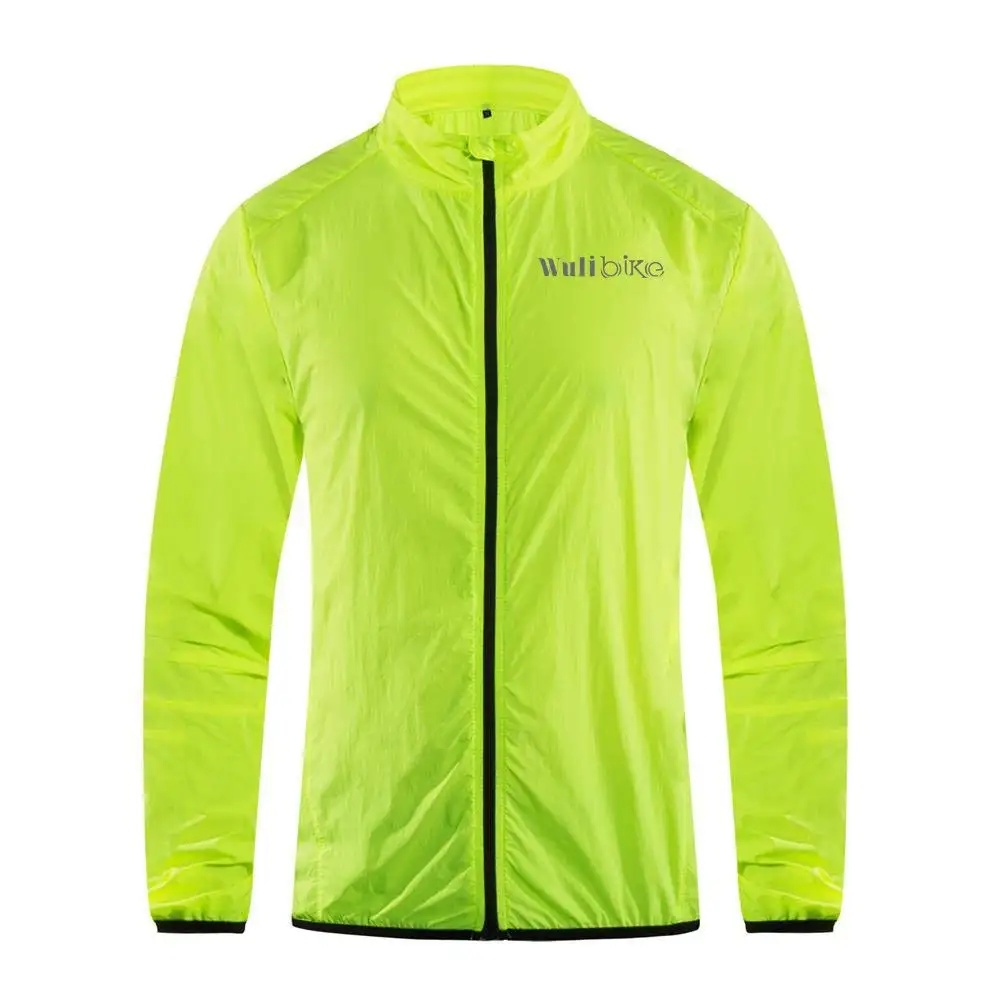 Ультра-легкие удобные велосипедная куртка легкий водоотталкивающий кожи пальто с длинным рукавом Спортивная куртка Для мужчин дышащий