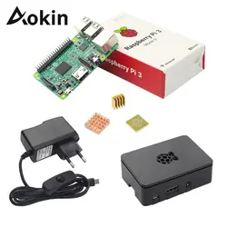 Комплект Raspberry Pi 3 Model B 5V2. 5A блок питания с выключателем + 16 г SD карта + ABS корпус + вентилятор охлаждения + теплоотвод + кабель HDMI + 5MP камера