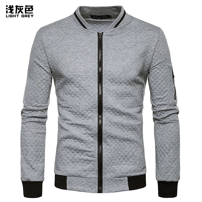 Новый Белый курточка бомбер для мужчин Blouson Homme 2016 s Мода искусственная кожа рукавом сращивания Argyle молния бейсбольный бомбер Xxl