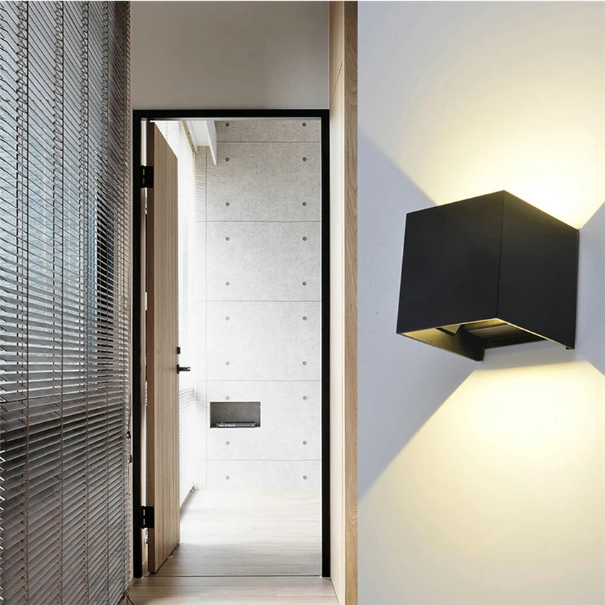 

JAXLONG Modern LED Outdoor Wall Lamp IP65 Waterproof White Black Sconce Wall light Exterior Home Lighting Fixtures Dining&Bar