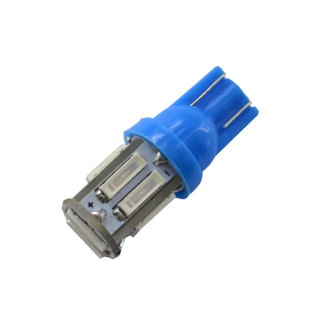 100x новый 7014 светодиодный T10 белый 10 SMD 168 194 W5W 10SMD светильник на танкетке лампа DC12V