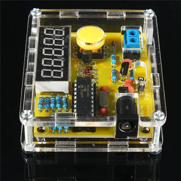 Geekcreit DIY Frequency Tester 1Hz-50MHz Crystal Counter Meter With Housing Kit