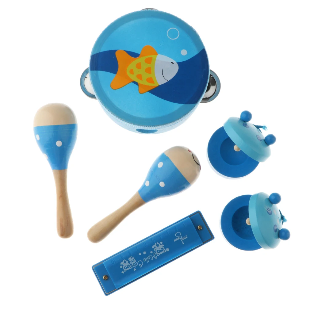 Percussion Set  Children Toddlers Music Instruments Toys Band Rhythm Kit For Baby