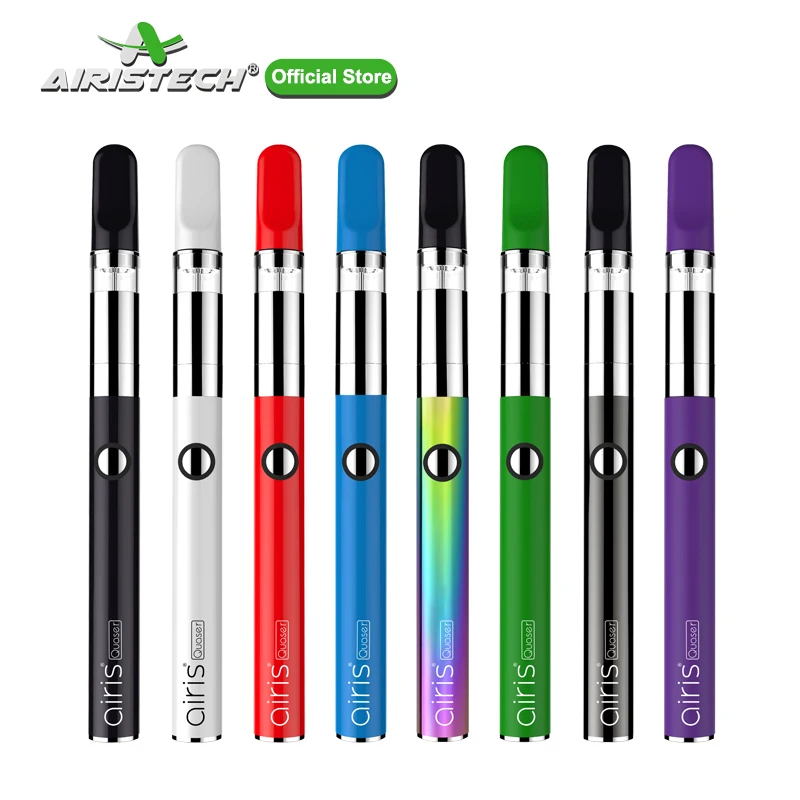 Vente AIRISTECH airis Quaser cire vaporisateur Quartz bobine Dab Vape stylo Kit avec fenêtre atomiseur température contrôle E cigarette Kit