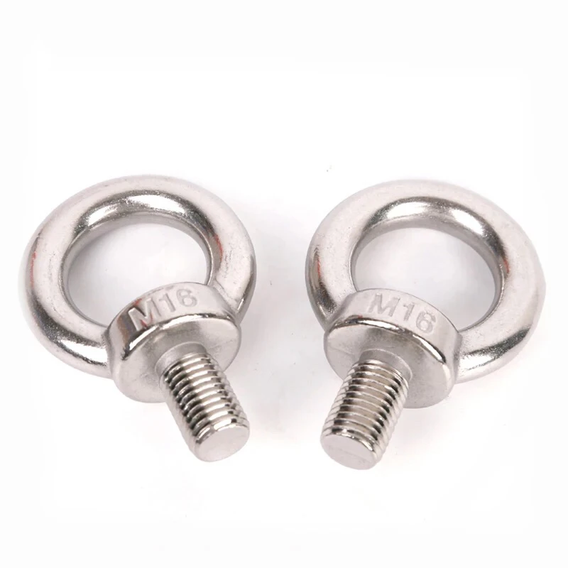 

2PCS 304 stainless steel extension eyebolt o - ring bolt for marine use M3 M4 M5 M6 M8