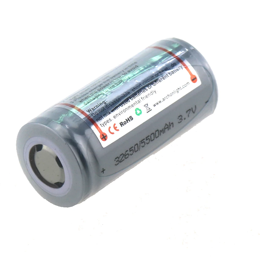 Оригинальный ARCHON 32650 5500mah3.7V Защищенный Литий ионный аккумулятор