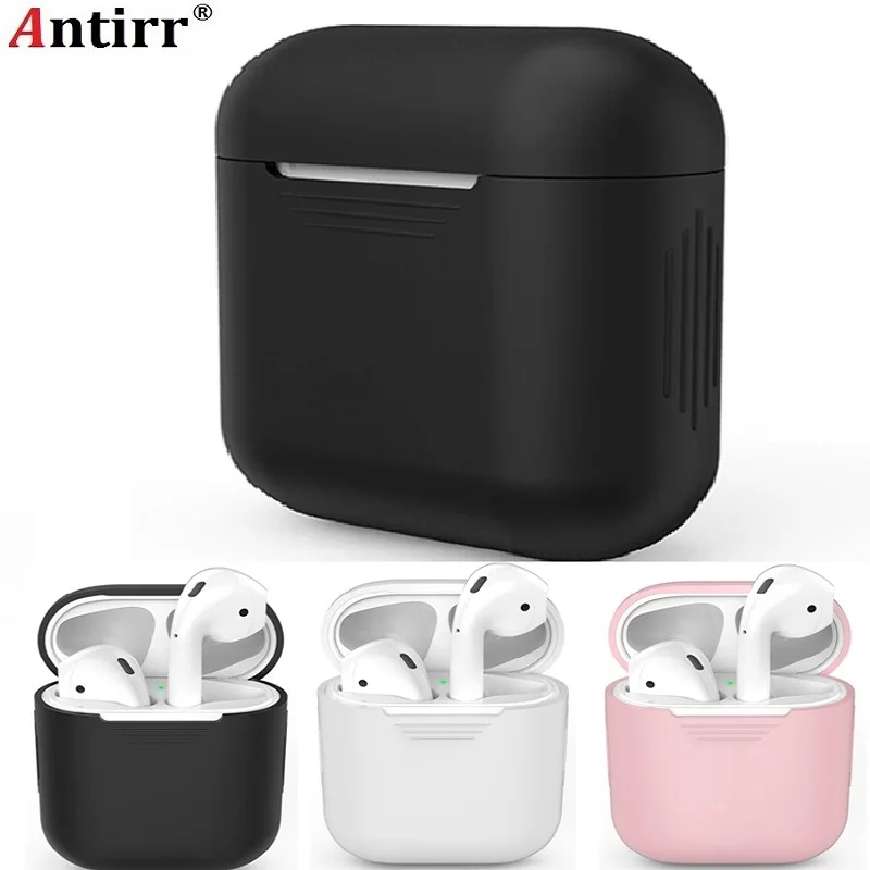 Мягкий силиконовый чехол для Apple Airpods противоударный гарнитура AirPods ультратонкий
