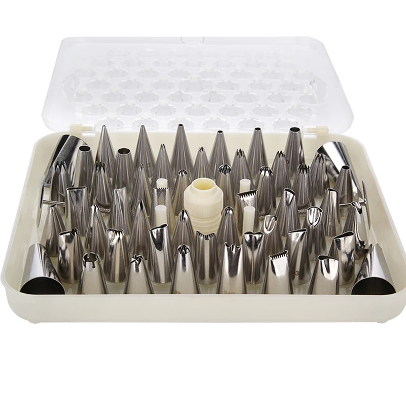 

52 Pcs/Set Stainless Steel Cake Decorating Tip Sets Flower Lace Cake Cream Tools High Quality Cake Accessories Baking Tools