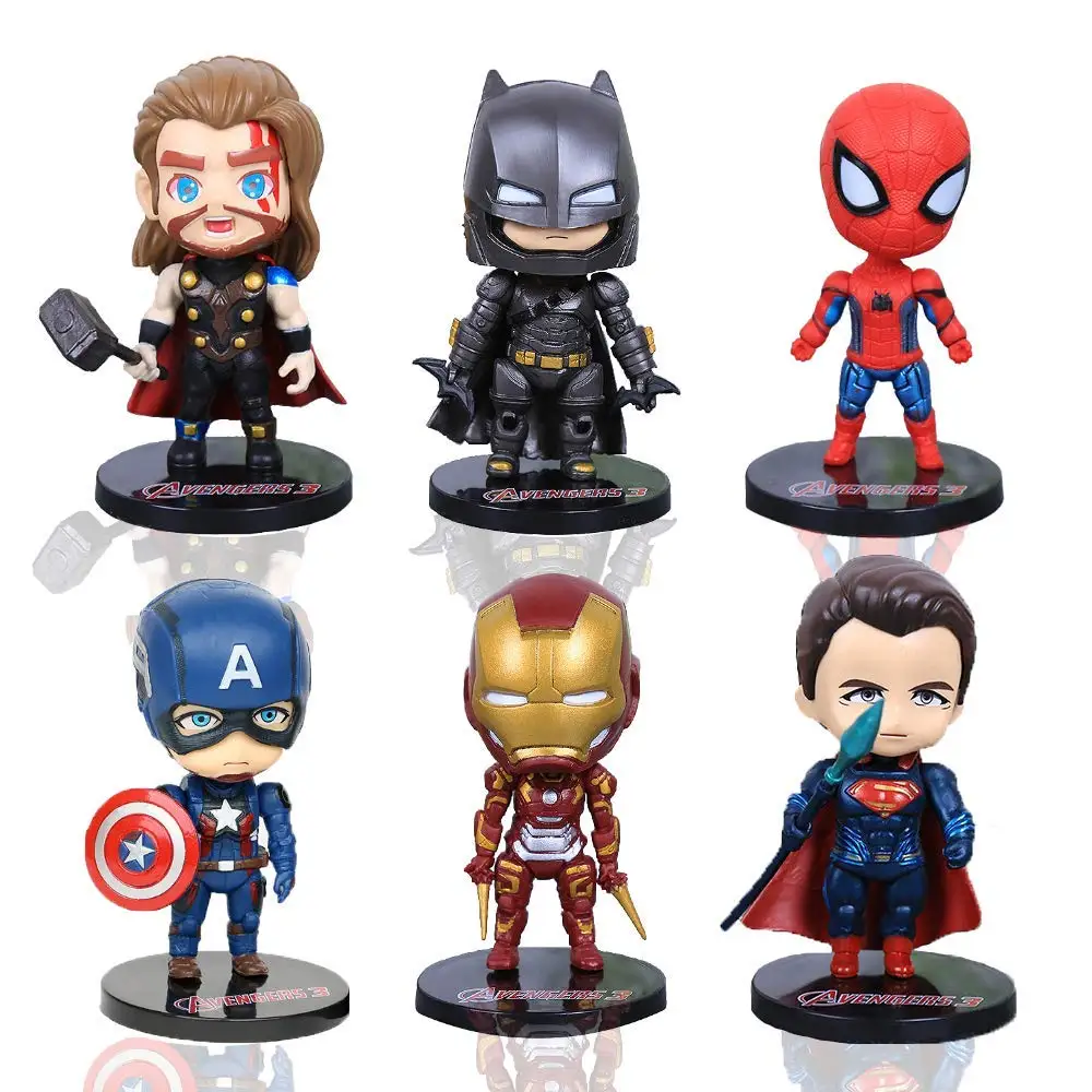 

Ending game Hero Series Set Figures with Bases,The Revenge Alliance Set Toy with the Spider-man