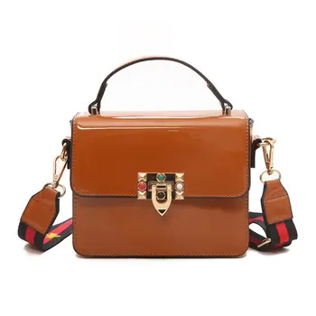 

Patent Leather Top Quality Luxury Women Handbag Designer Casual Female Shoulder Flap Bag Office Lady Purse Clutch Crossbody Bag