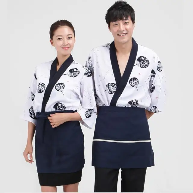 Cuisine Japonaise Chef Veste Sushi Chef Uniforme Chef Vetements