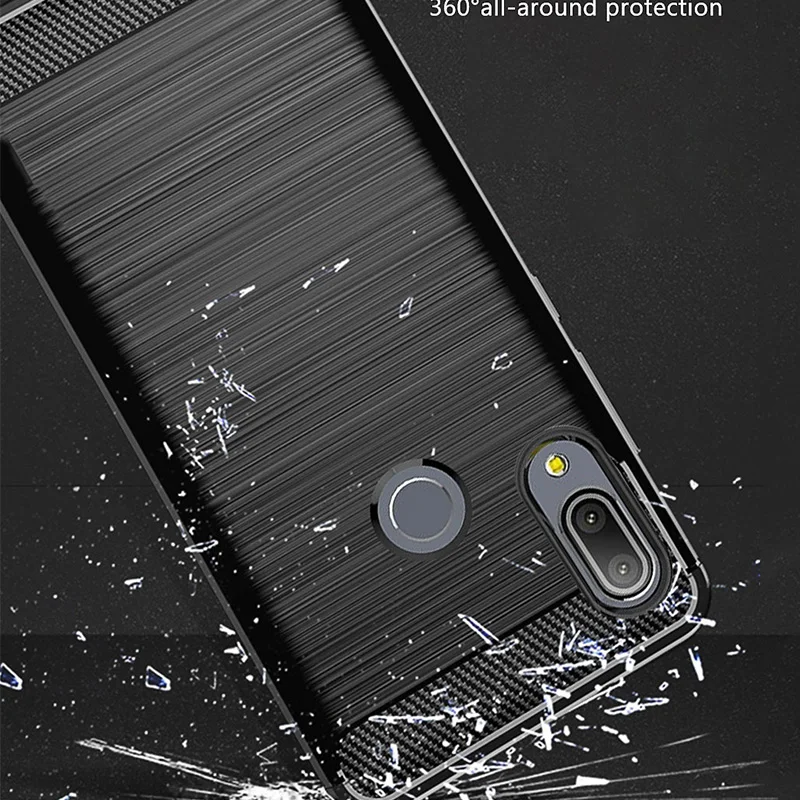 ل Asus Zenfone ماكس برو m1 ZB602KL حالة ZB601KL الكربون غطاء إطار هاتف محمول لينة السيليكون الوفير جراب إيسوز ZenFone 4 ماكس ZC520KL